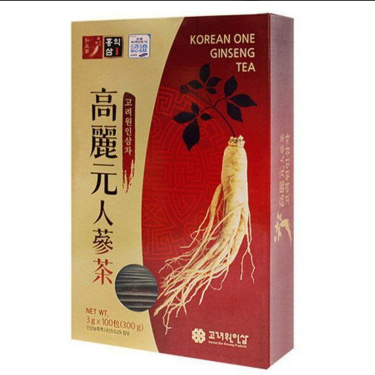 Korean one ginseng tea 🥓☕️چای جنسینگ کره ای حجم هر ساشه ۳ گرم تاریخ ۲۰۲۸