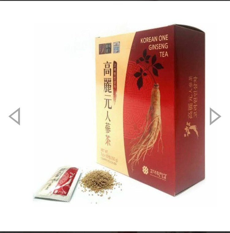 Korean one ginseng tea 🥓☕️چای جنسینگ کره ای حجم هر ساشه ۳ گرم تاریخ ۲۰۲۸