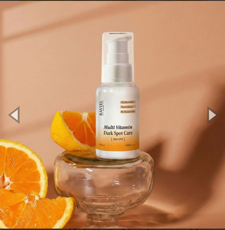 سرم ضد لک، جوانساز و آبرسان مولتی ویتامین راویل مدل Dark Spot ۵۰ میل تاربخ ۲۰۲۸